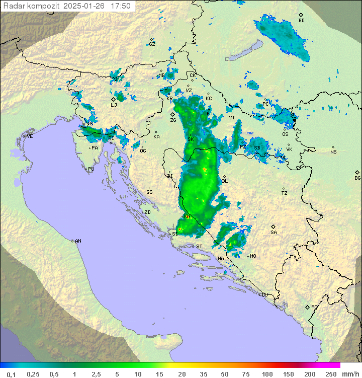 Padavine Hrvaška