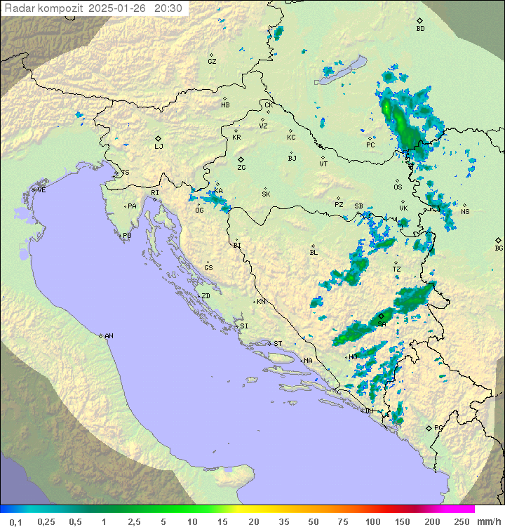 Padavine Hrvaška