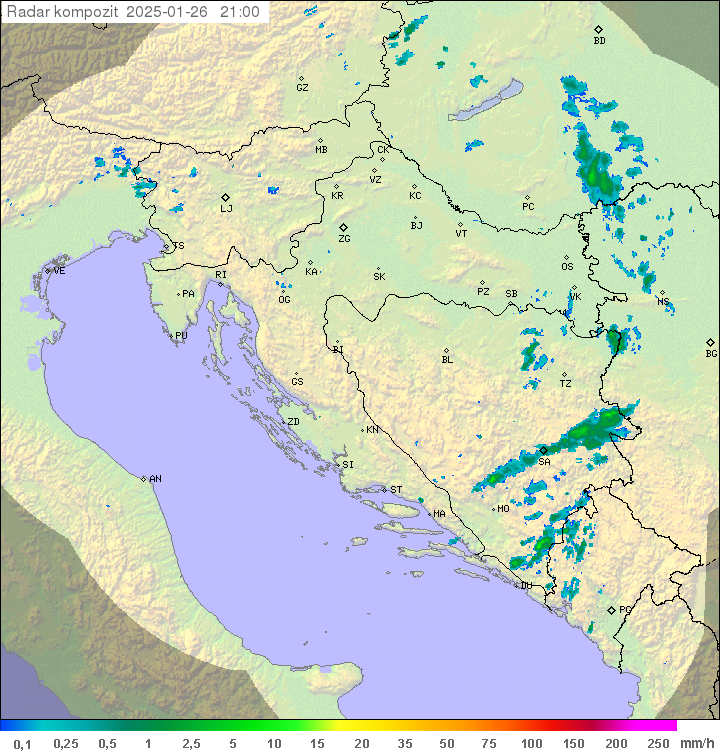 Padavine Hrvaška