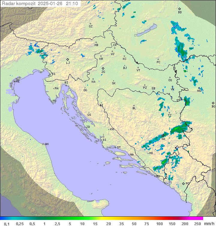 Padavine Hrvaška