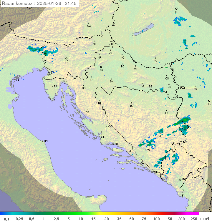 Padavine Hrvaška