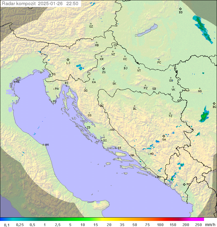 Padavine Hrvaška