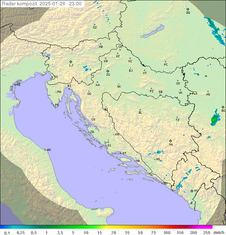 Padavine Hrvaška