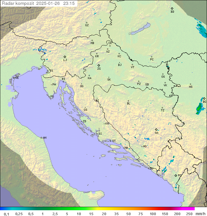 Padavine Hrvaška