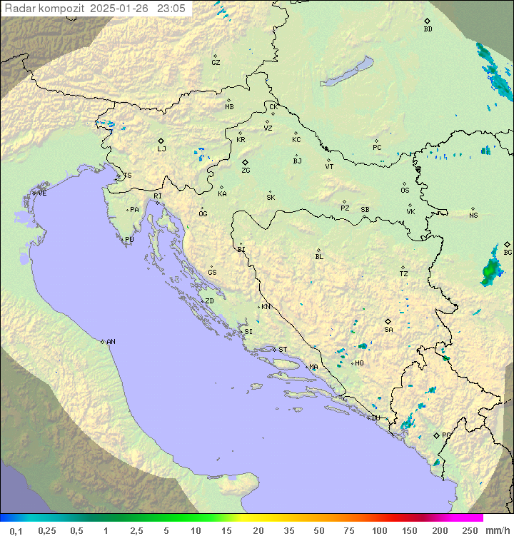 Padavine Hrvaška