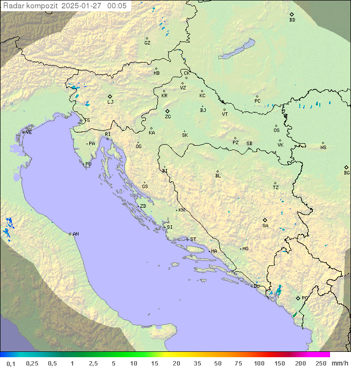 Padavine Hrvaška