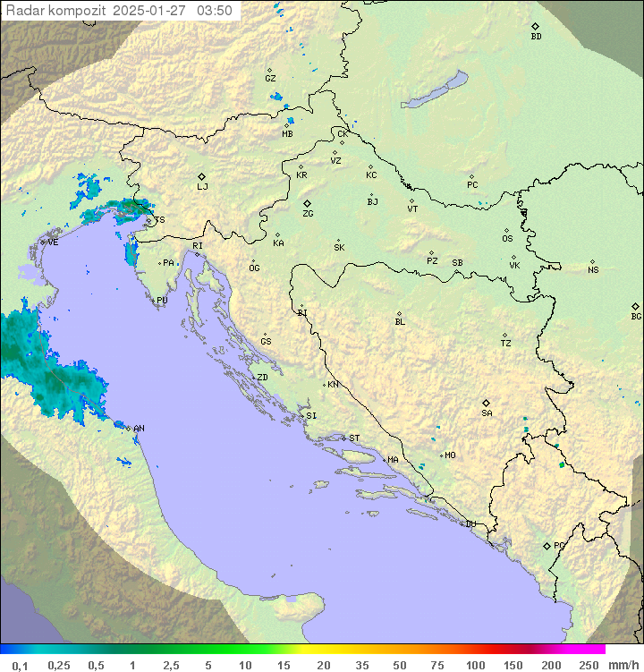 Padavine Hrvaška