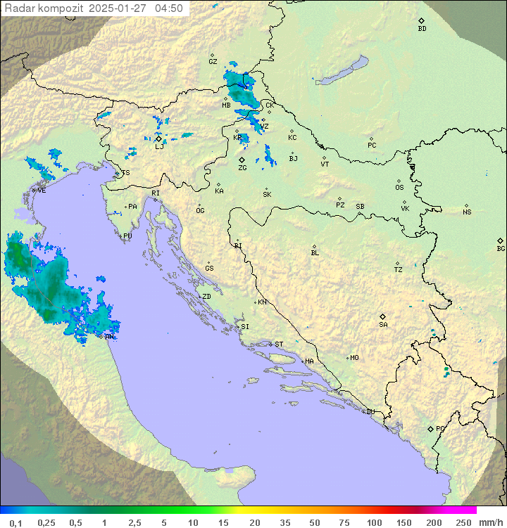 Padavine Hrvaška