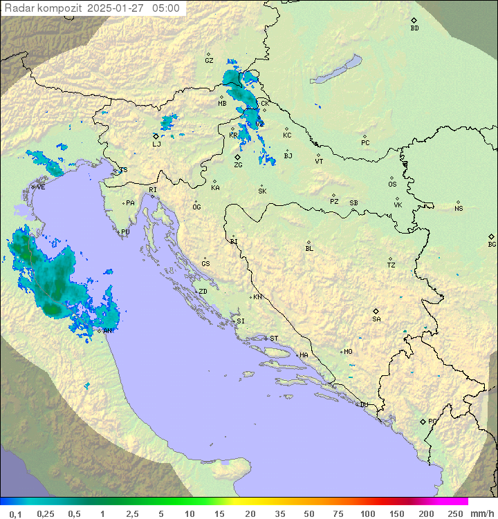 Padavine Hrvaška