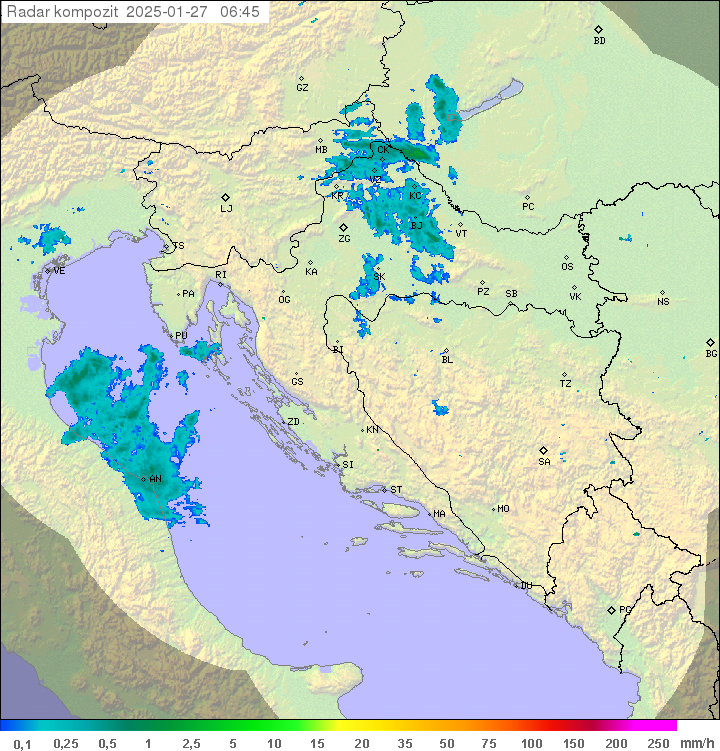 Padavine Hrvaška