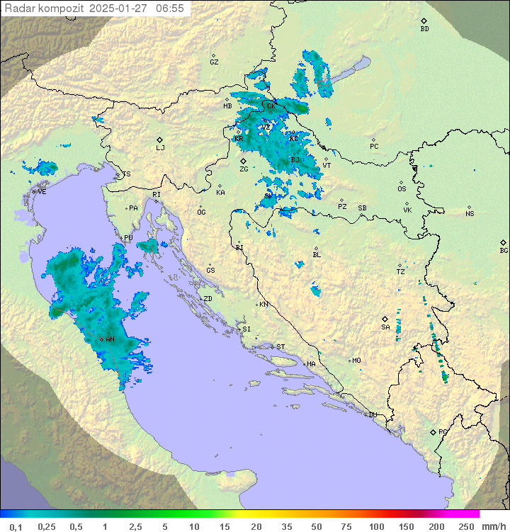 Padavine Hrvaška