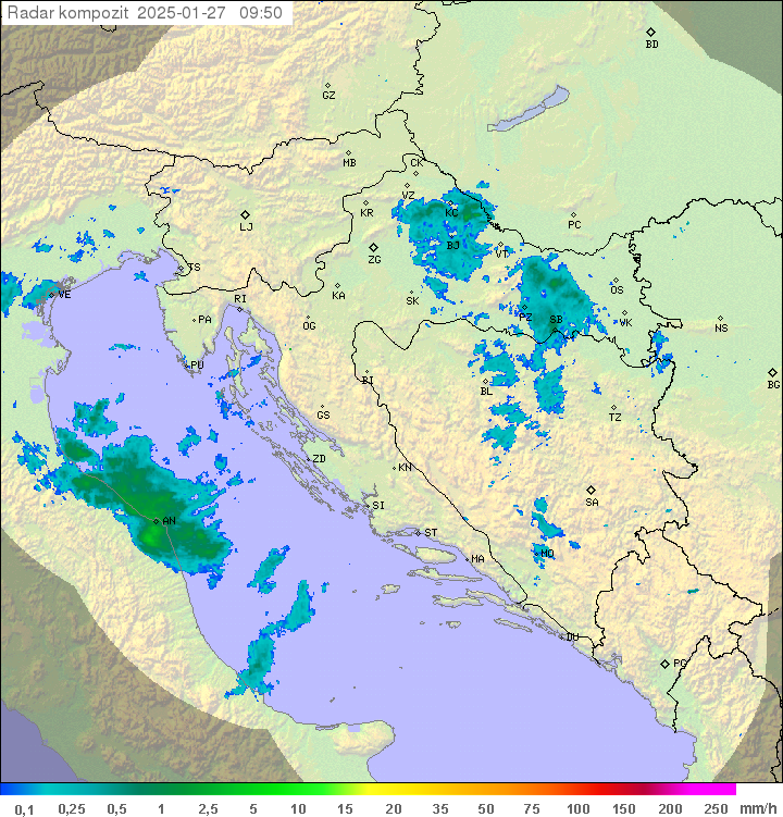 Padavine Hrvaška