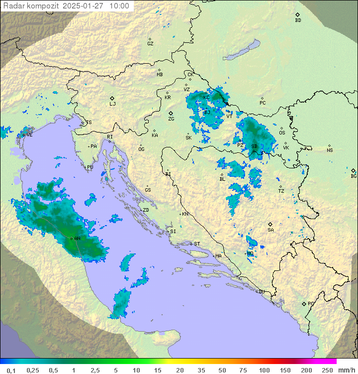 Padavine Hrvaška