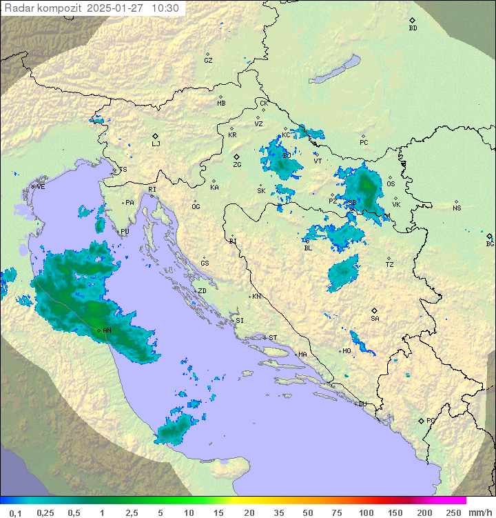 Padavine Hrvaška