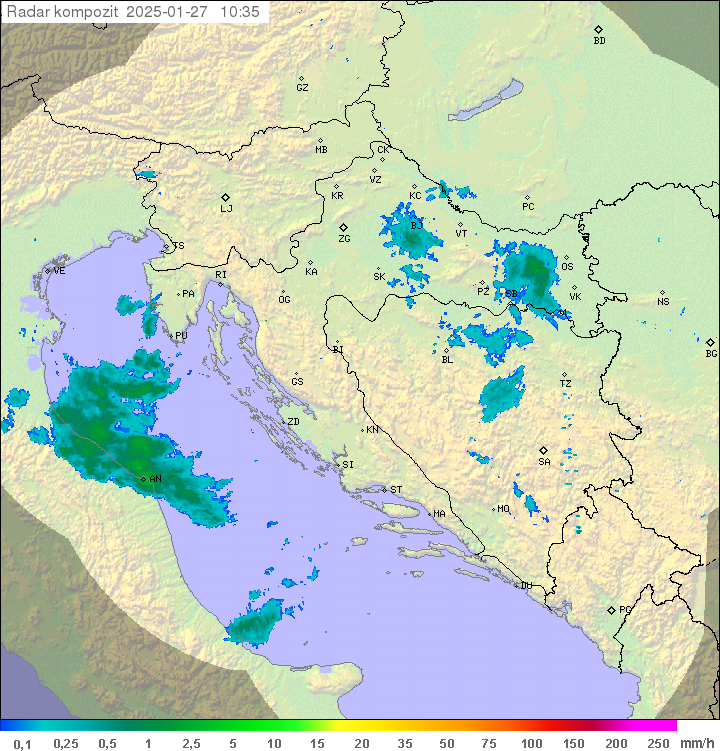 Padavine Hrvaška