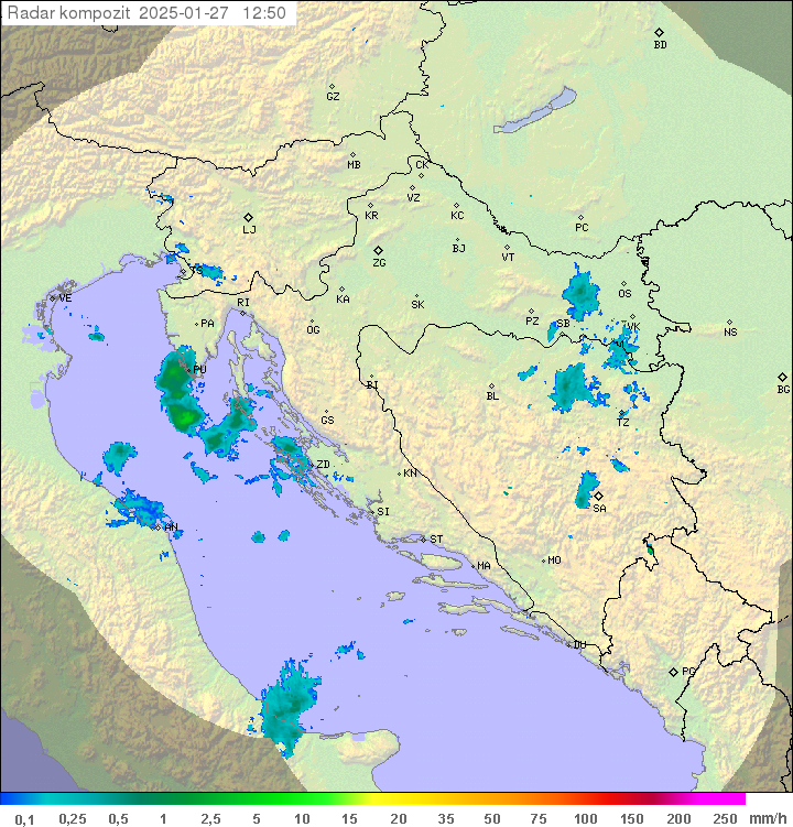 Padavine Hrvaška