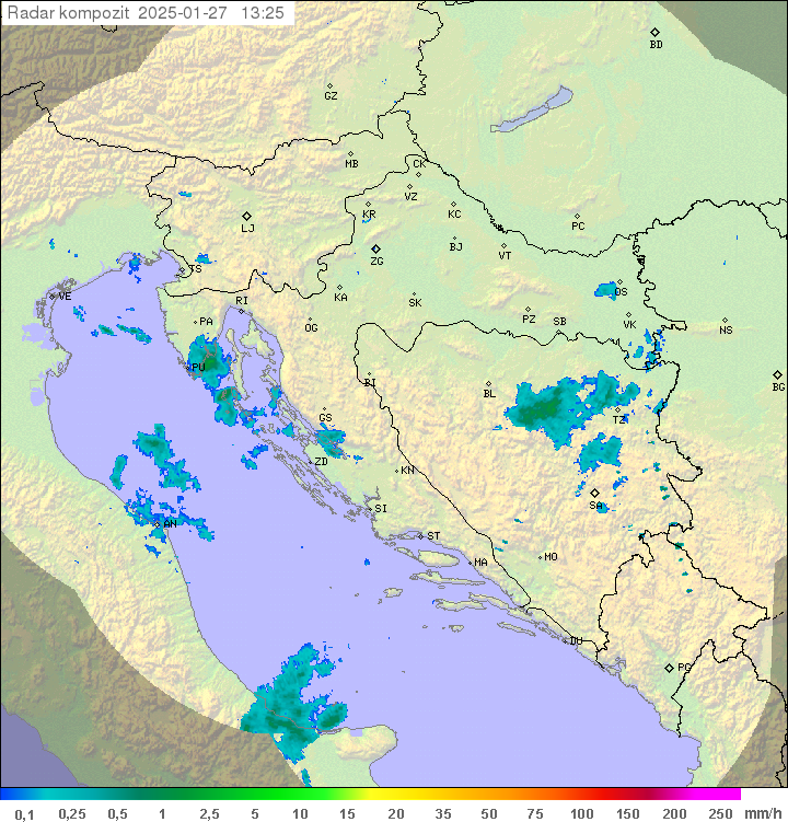 Padavine Hrvaška