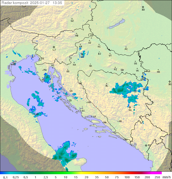 Padavine Hrvaška