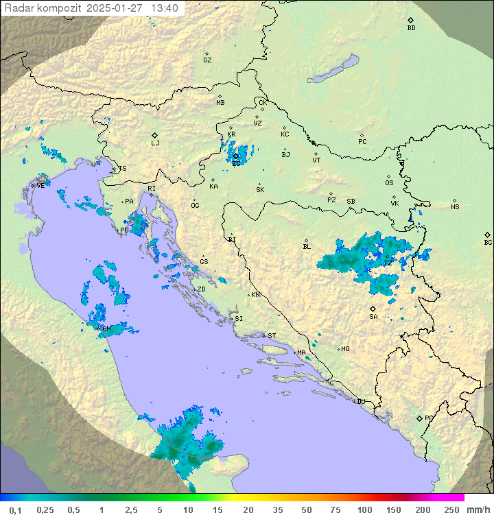 Padavine Hrvaška