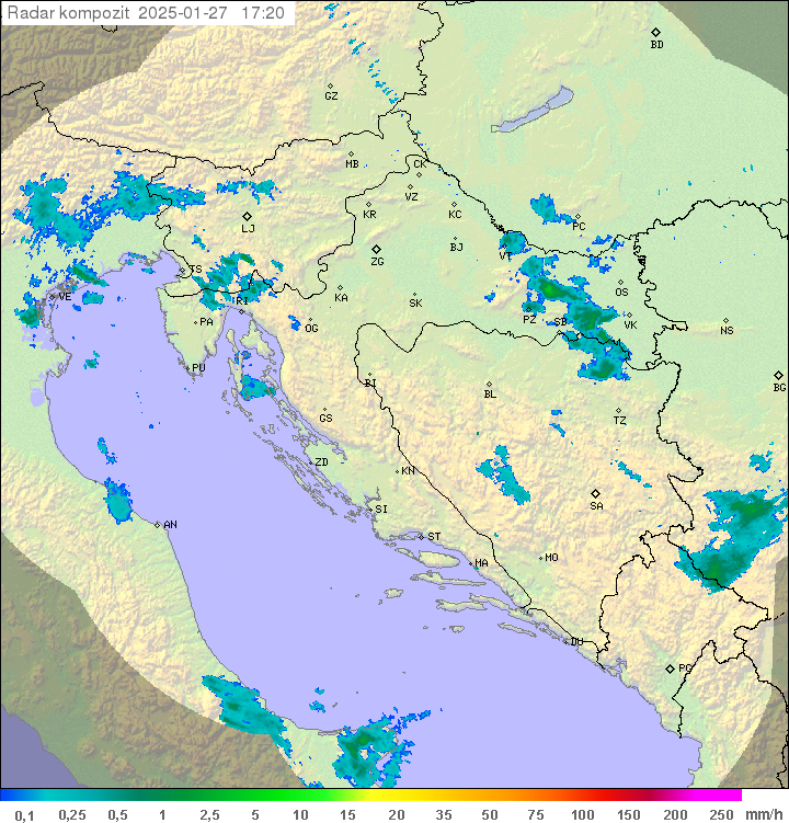 Padavine Hrvaška