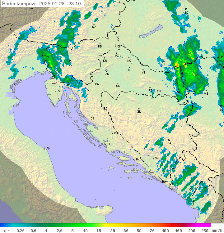 Padavine Hrvaška