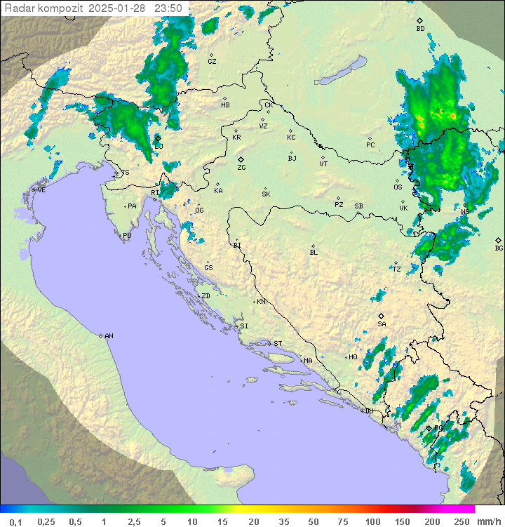 Padavine Hrvaška