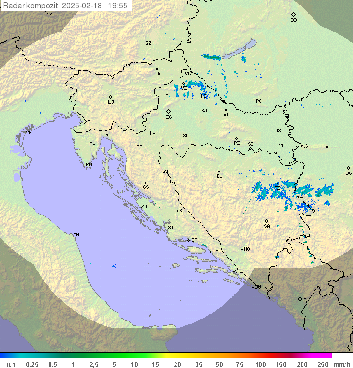 Padavine Hrvaška