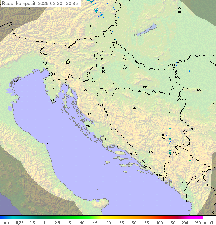 Padavine Hrvaška