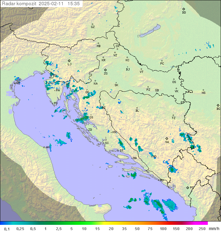 Padavine Hrvaška