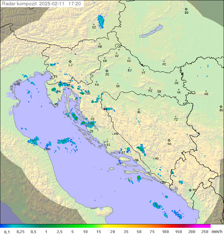 Padavine Hrvaška