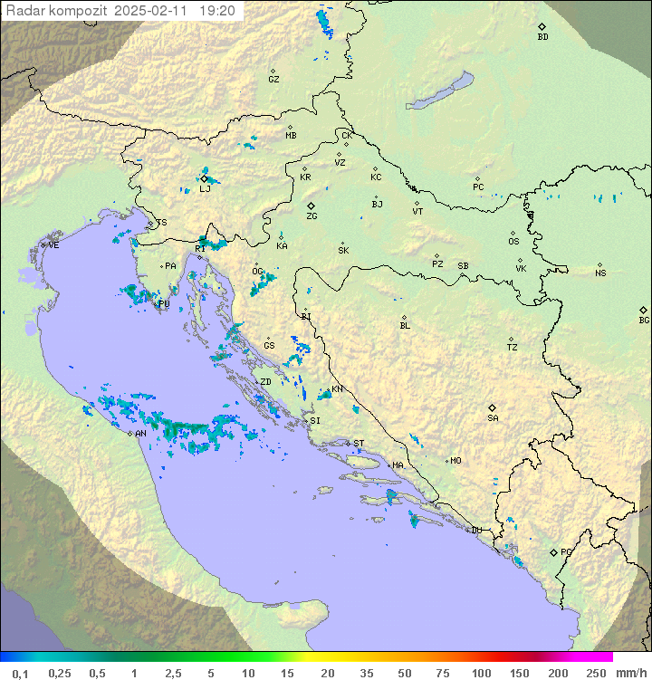 Padavine Hrvaška