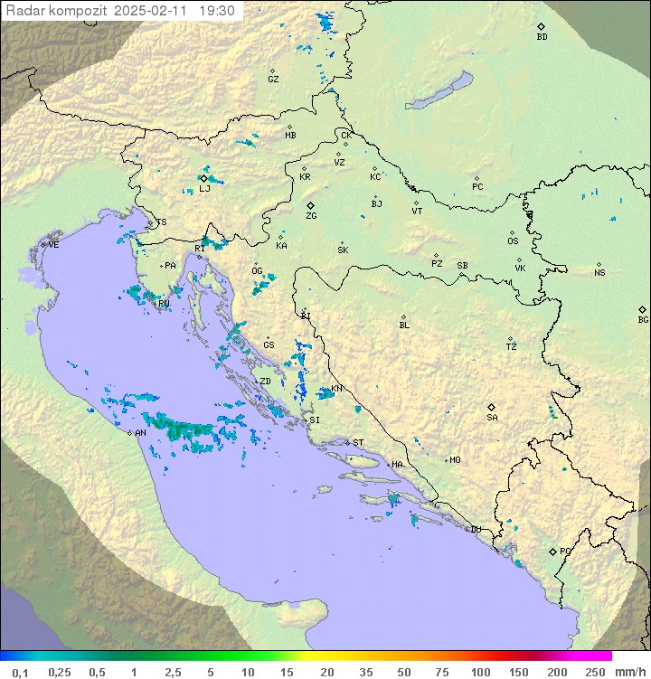 Padavine Hrvaška