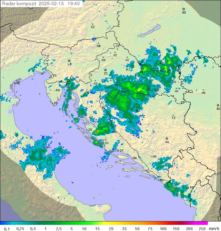 Padavine Hrvaška