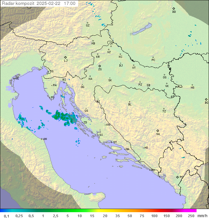 Padavine Hrvaška