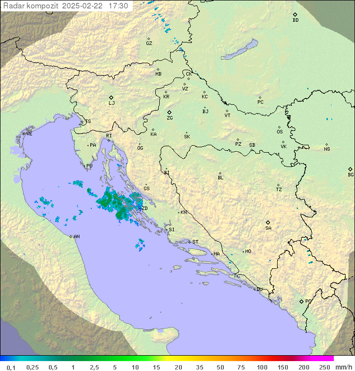 Padavine Hrvaška