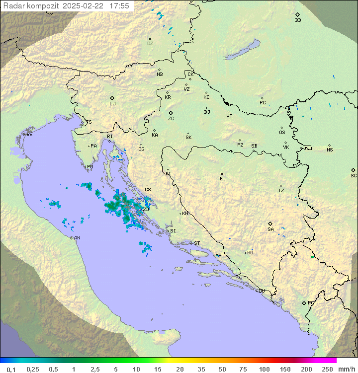 Padavine Hrvaška