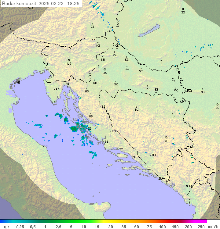 Padavine Hrvaška