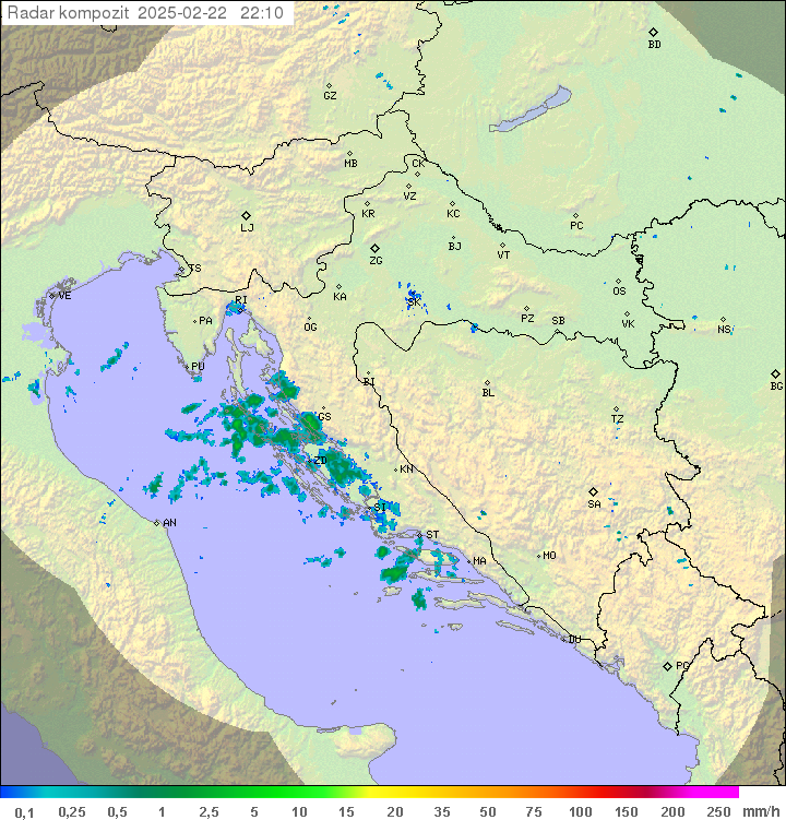 Padavine Hrvaška