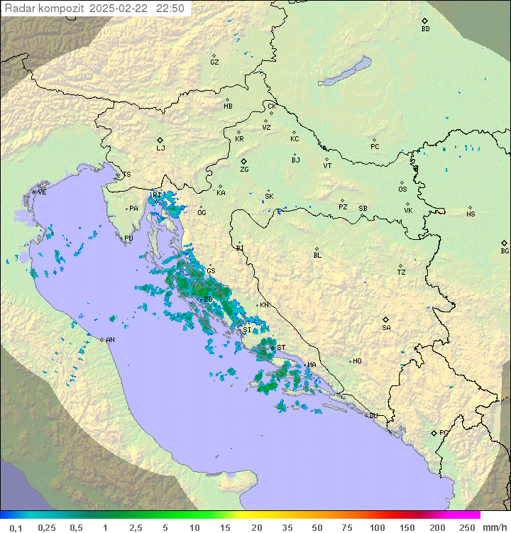 Padavine Hrvaška