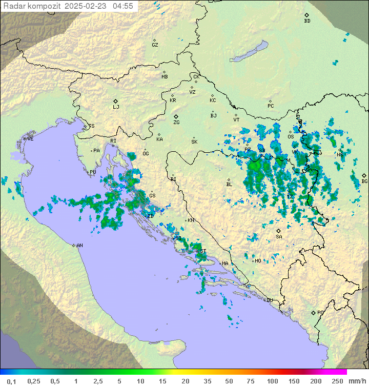 Padavine Hrvaška