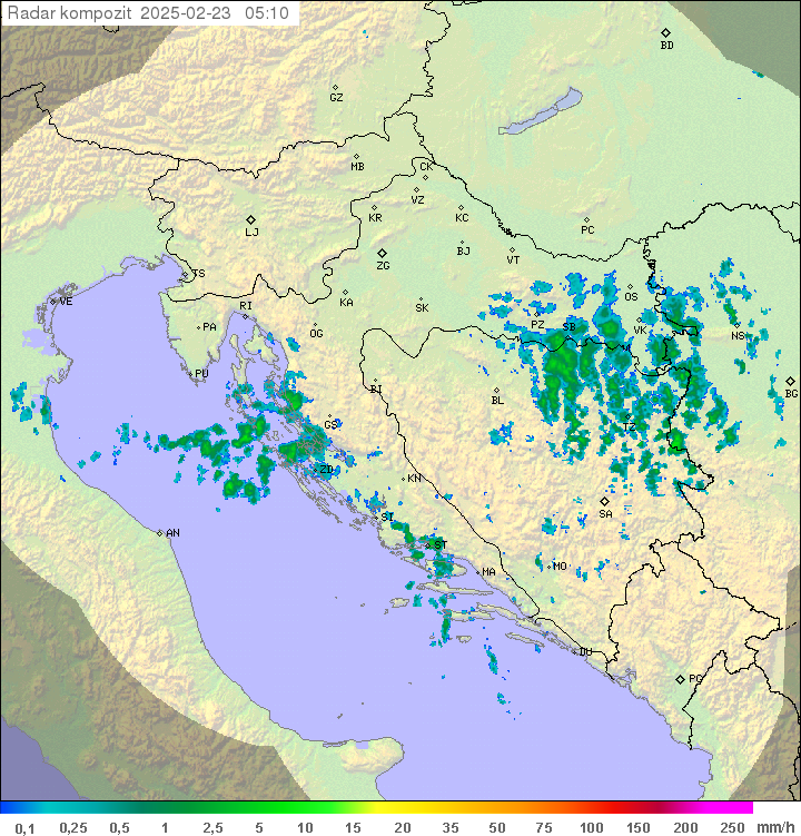 Padavine Hrvaška