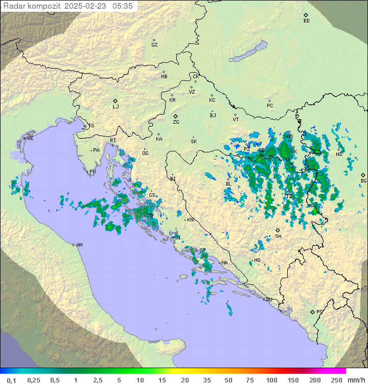 Padavine Hrvaška