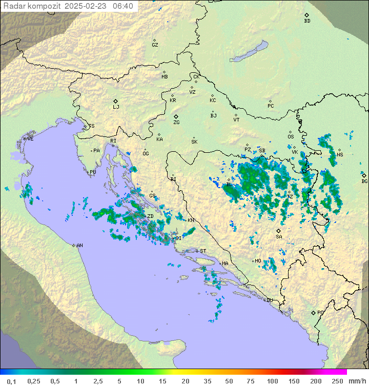 Padavine Hrvaška