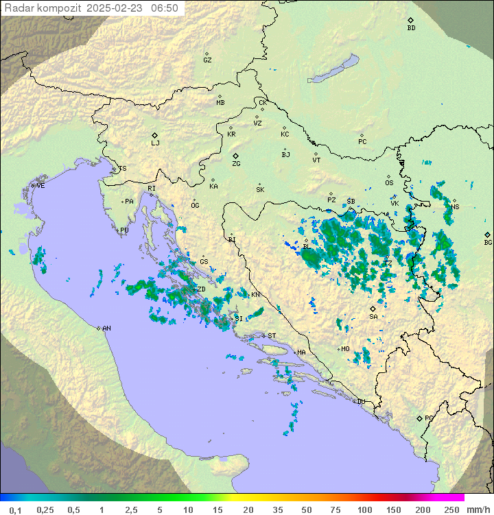 Padavine Hrvaška