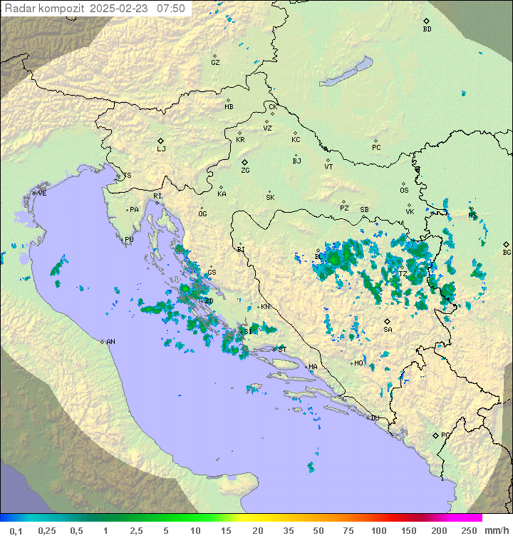 Padavine Hrvaška