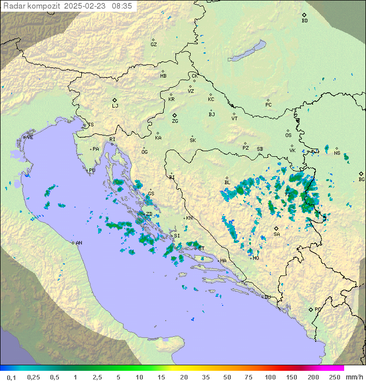 Padavine Hrvaška