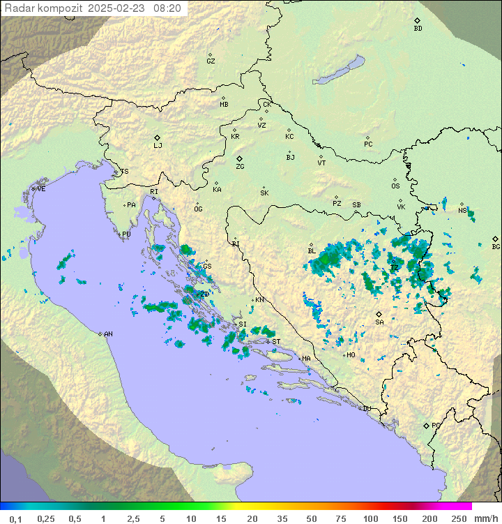 Padavine Hrvaška