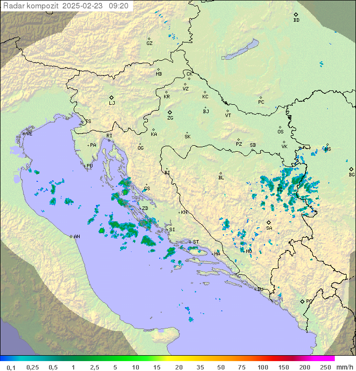 Padavine Hrvaška