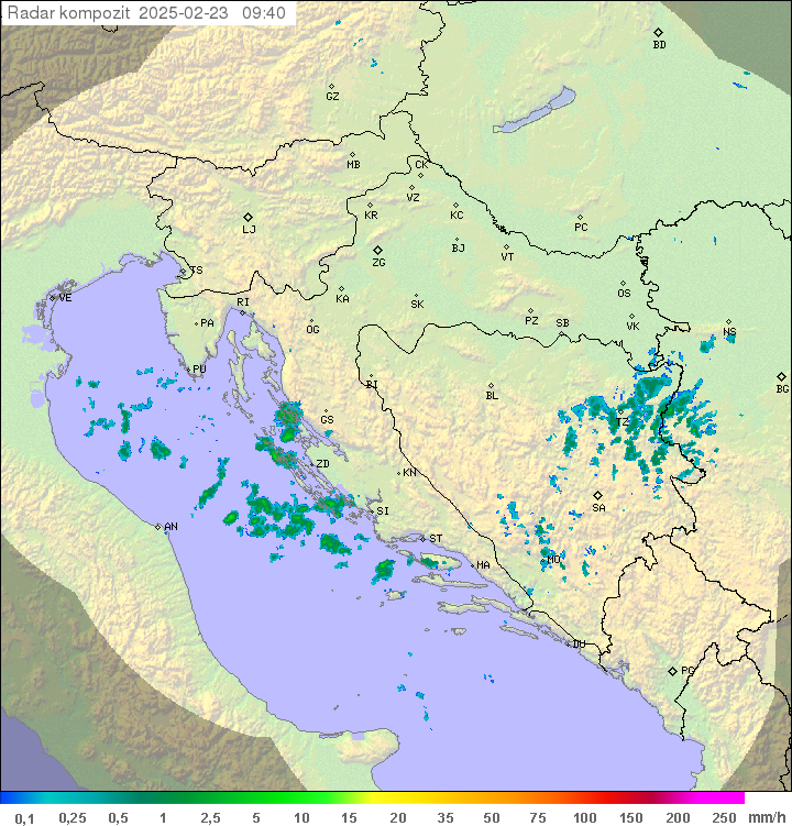 Padavine Hrvaška