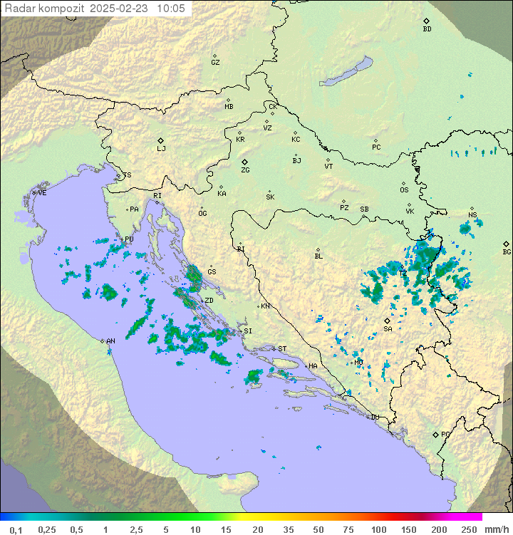 Padavine Hrvaška